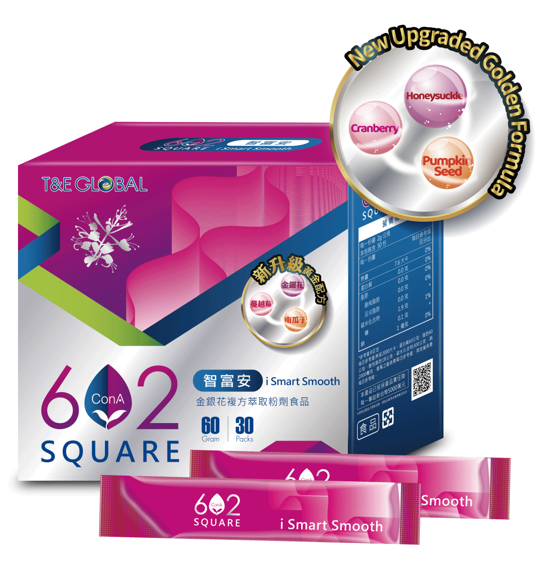 ConA 602 SQUARE iSmart Smooth box and sachets